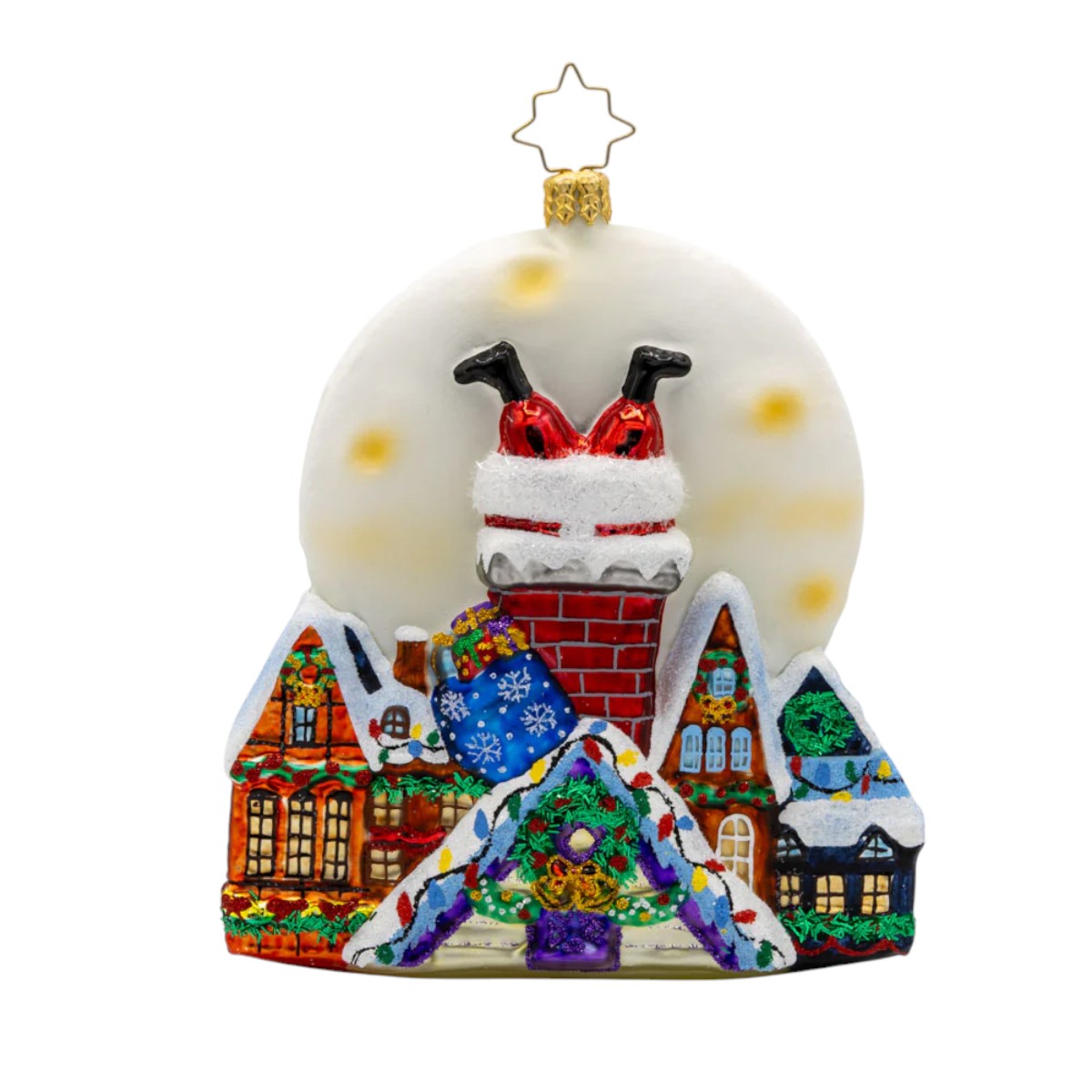 Christopher Radko Santa's Moonlight Mischief Ornament