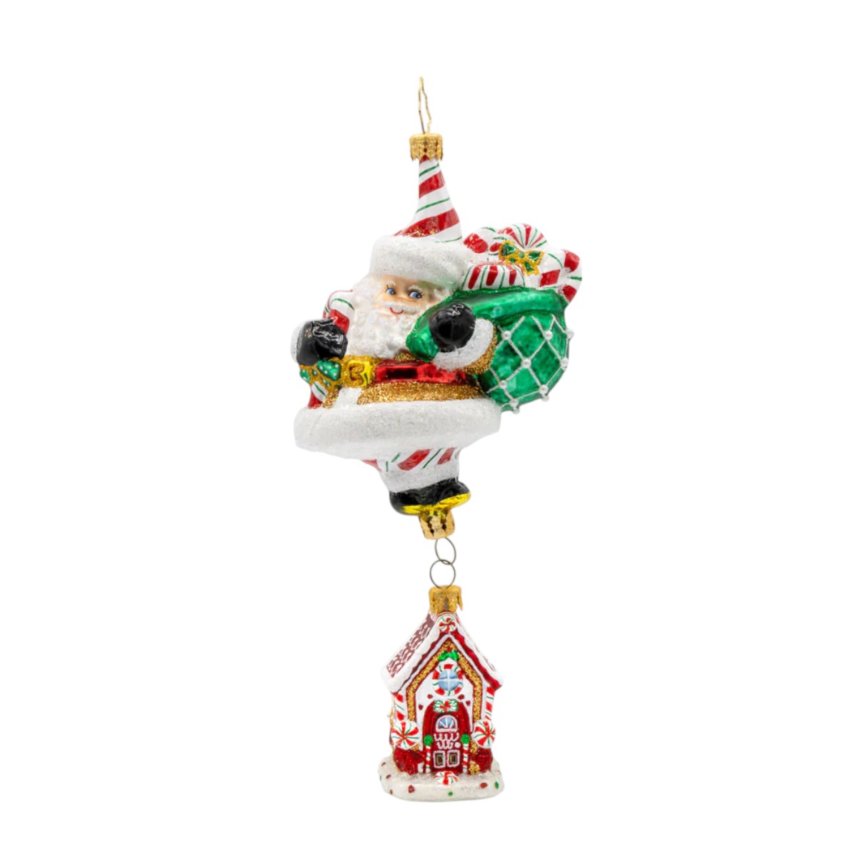 Christopher Radko Santa's Sugary Abode Ornament