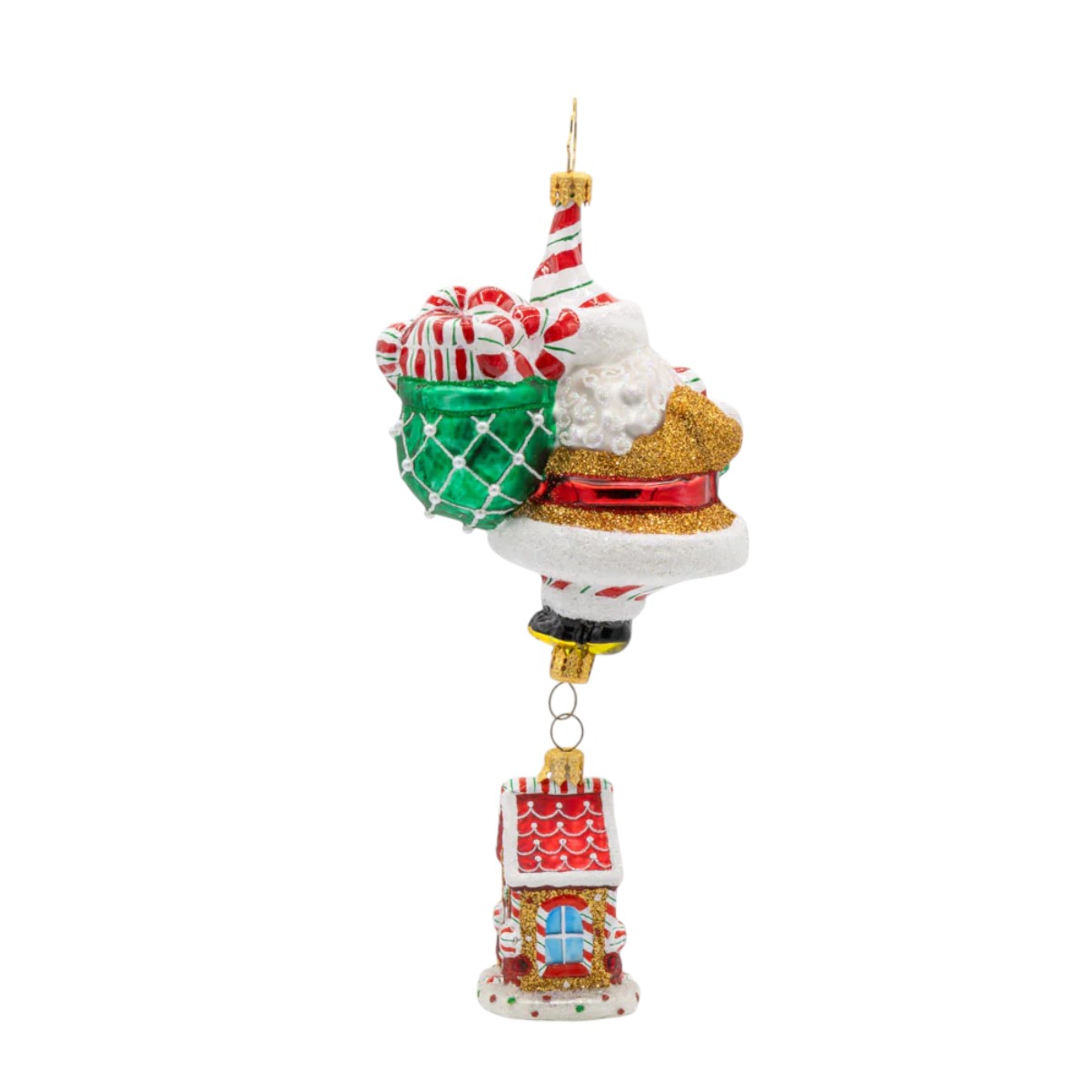 Christopher Radko Santa's Sugary Abode Ornament