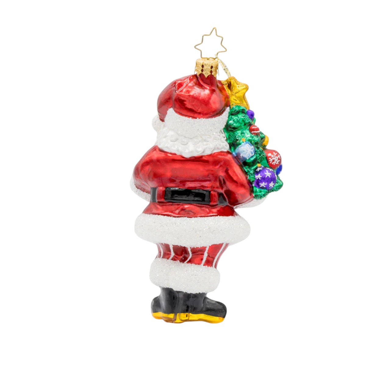 Christopher Radko Tree-Totin' Santa Ornament