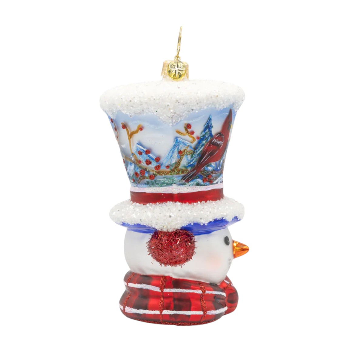 Christopher Radko Snowy And The Cardinals Ornament