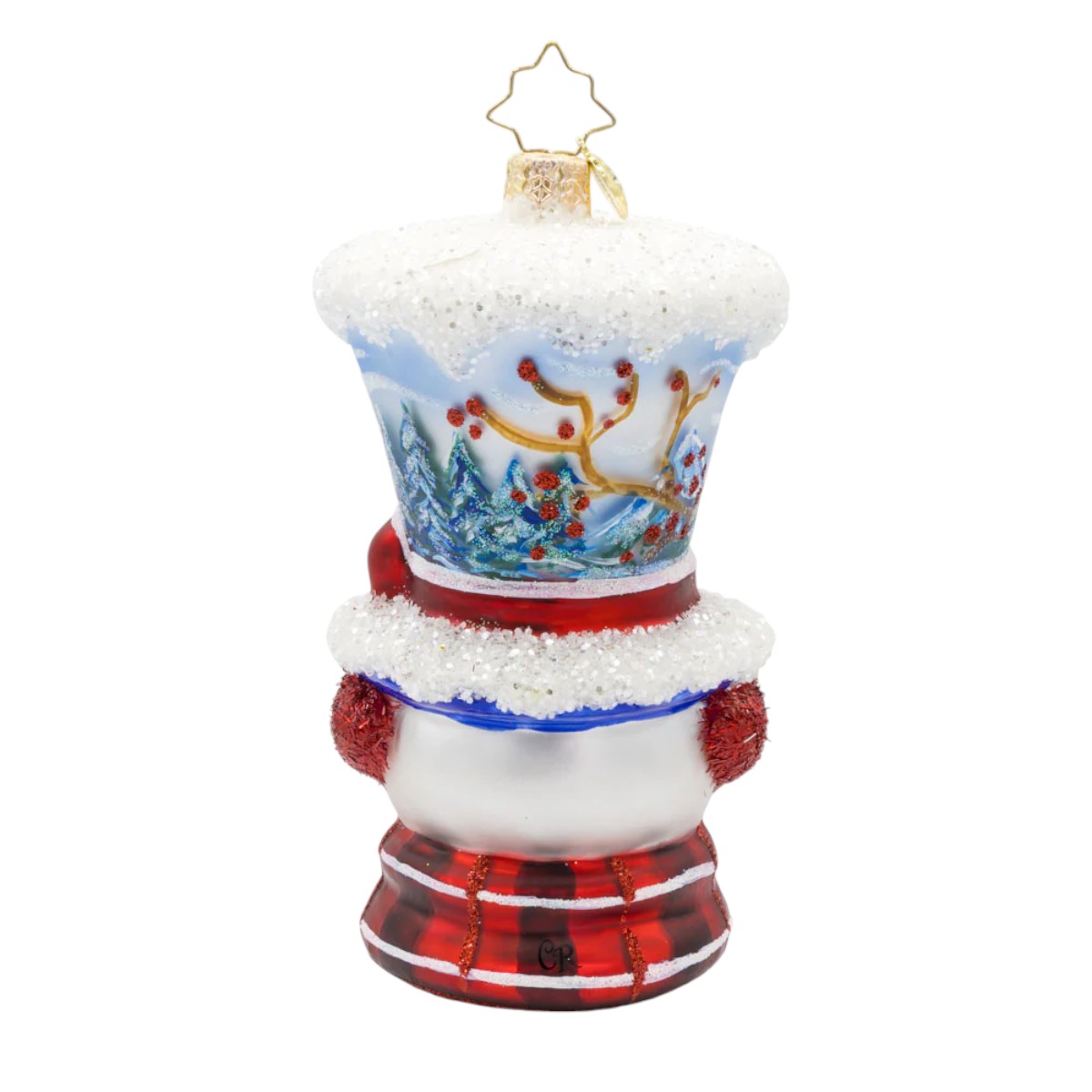 Christopher Radko Snowy And The Cardinals Ornament