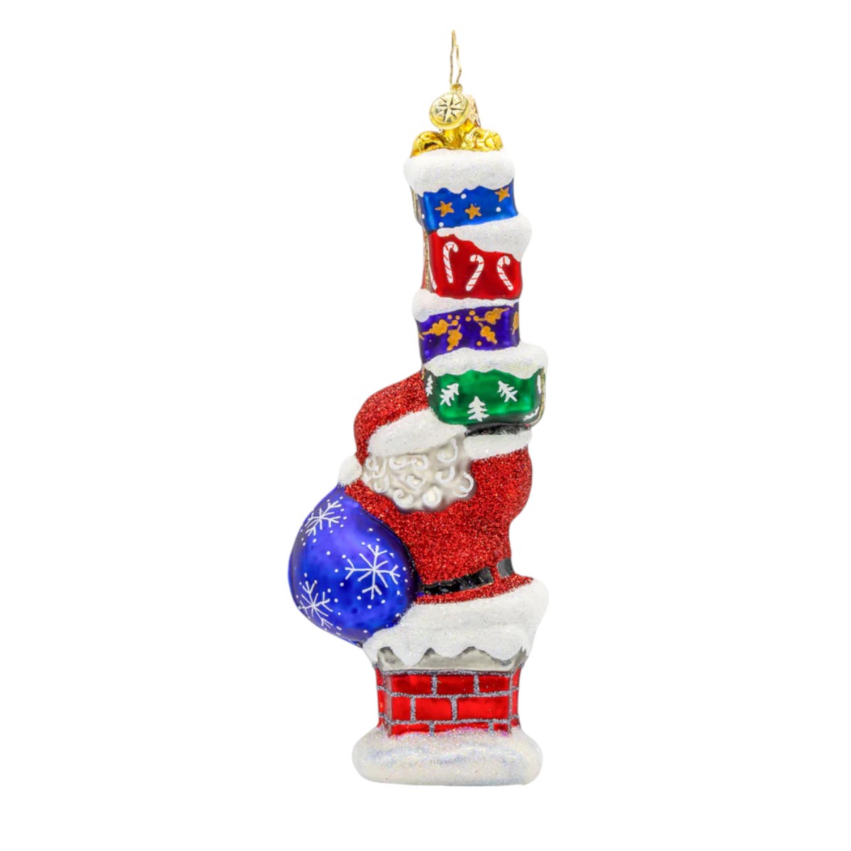 Christopher Radko Kris Kringle's Chimney Trek 2025 Ornament