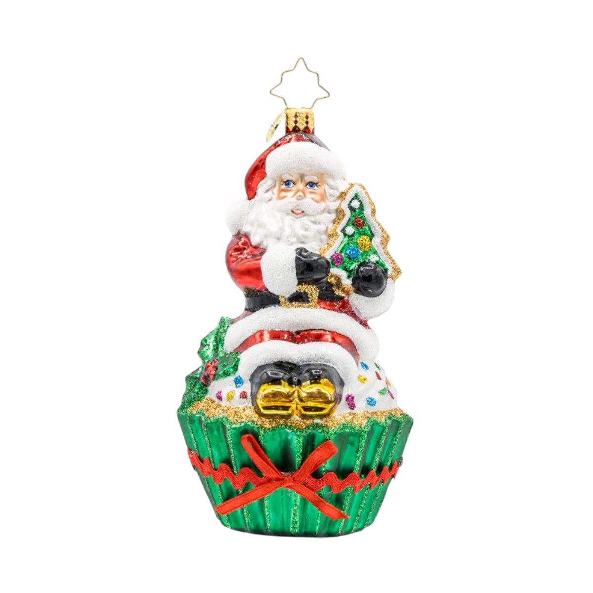 Christopher Radko Cupcake  Claus Ornament