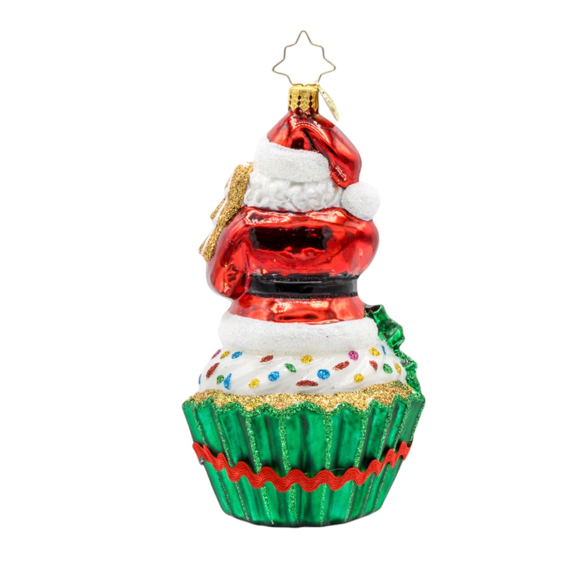Christopher Radko Cupcake  Claus Ornament