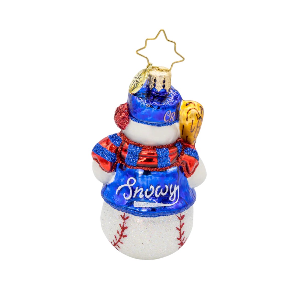 Christopher Radko Snowy Slugger Ornament