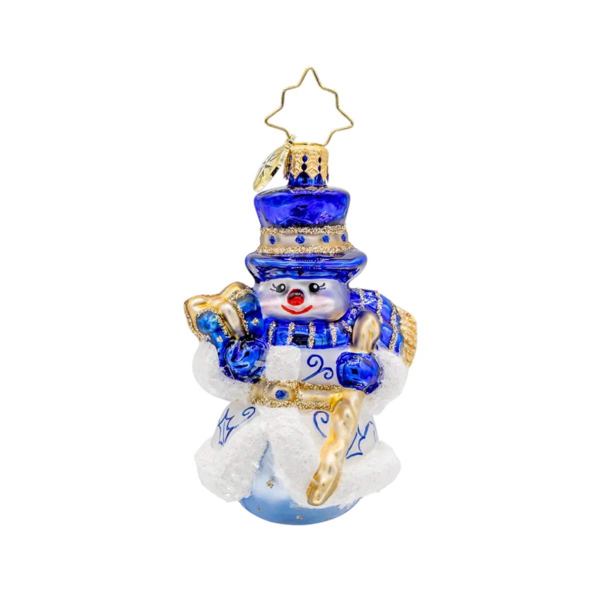 Christopher Radko Charming Chinoisers Snowman Ornament