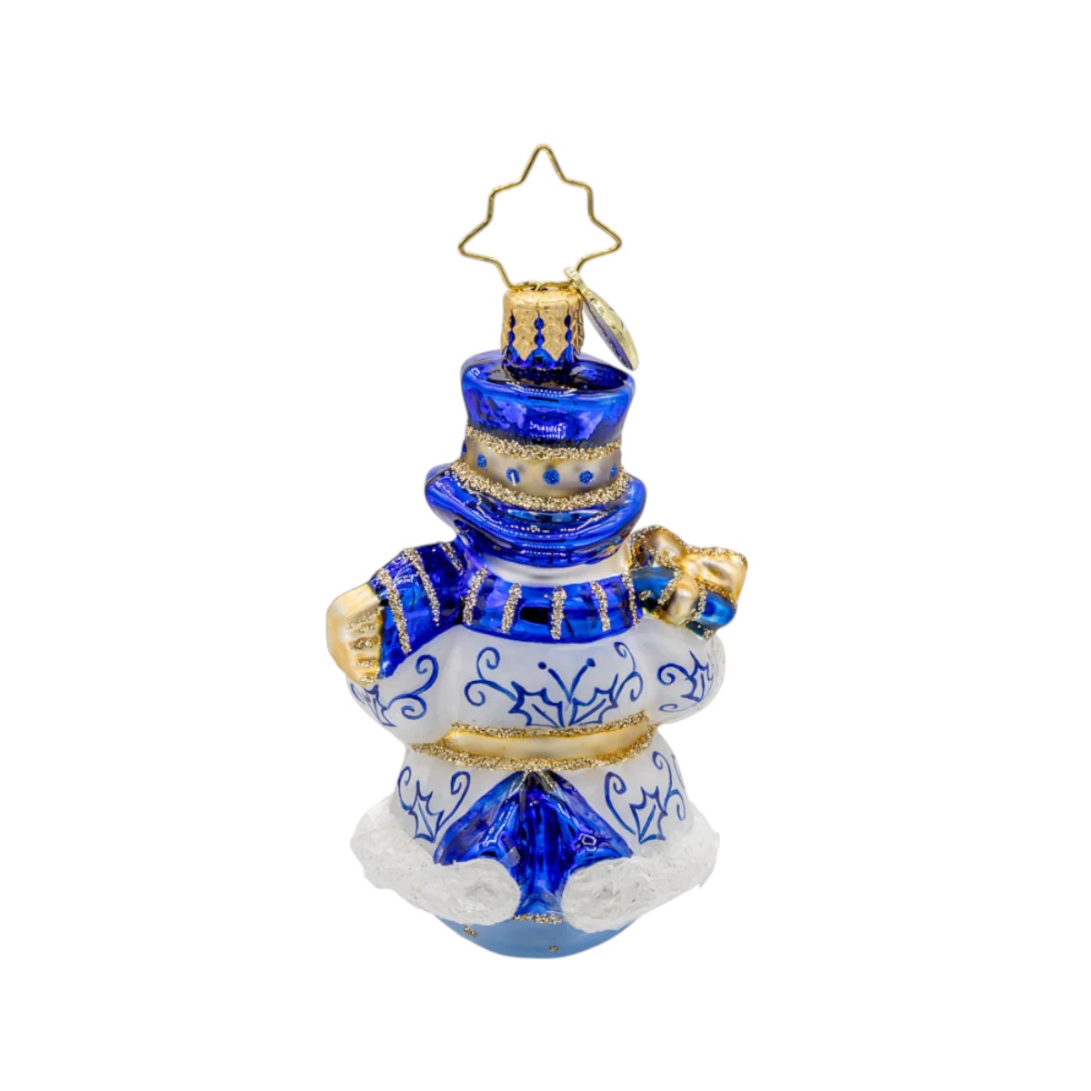 Christopher Radko Charming Chinoisers Snowman Ornament