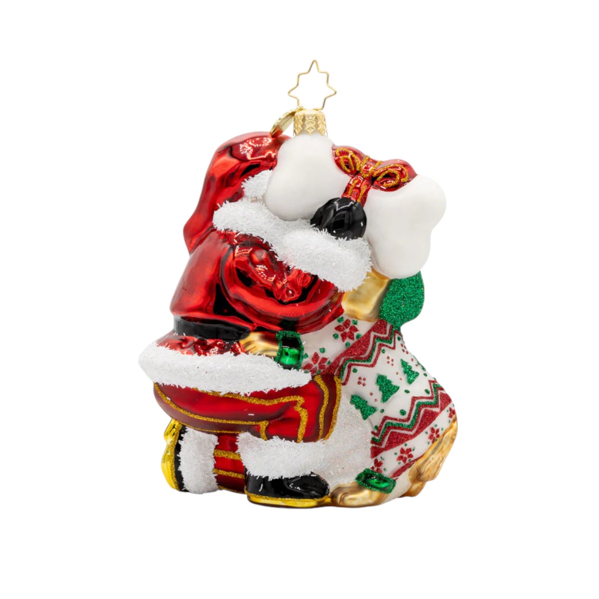 Christopher Radko Santa's Pawsome Playtime Ornament