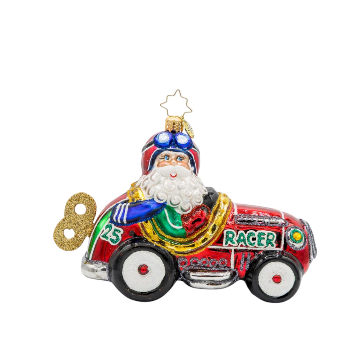 Christopher Radko Kris Kringle Kart Ornament