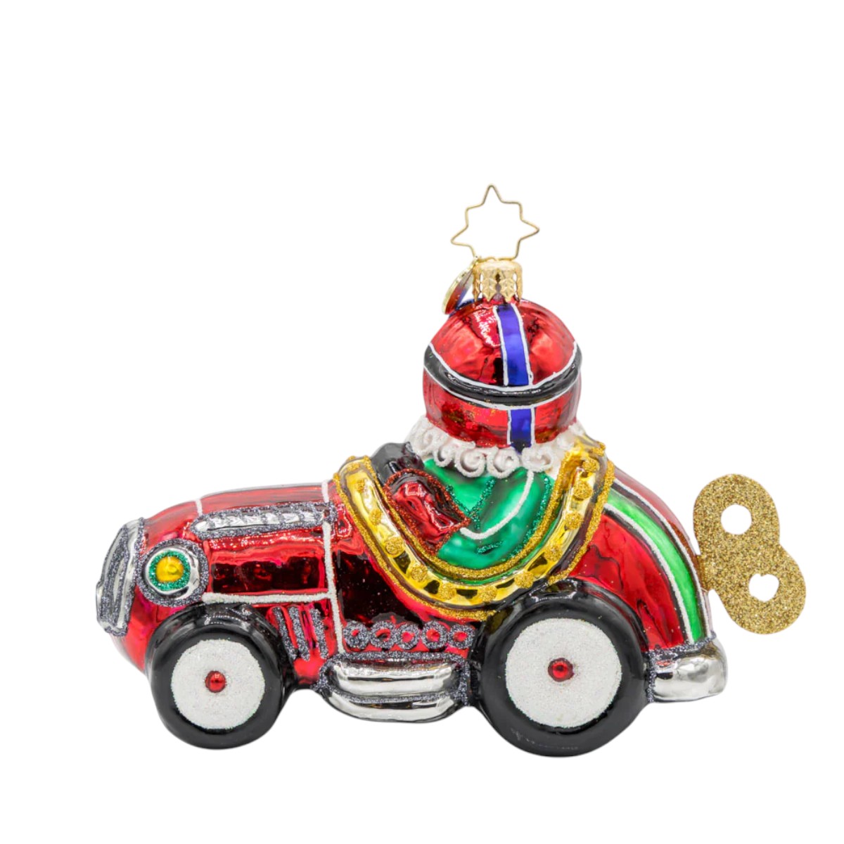 Christopher Radko Kris Kringle Kart Ornament