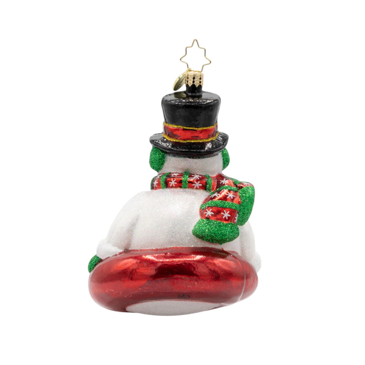 Christopher Radko Snowy Slider Ornament
