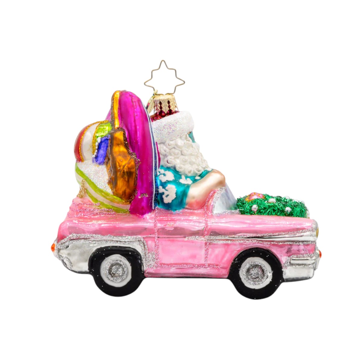 Christopher Radko Santa's Coastal Christmas Ride Ornament