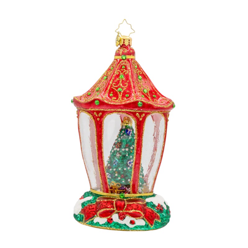 Christopher Radko Sparkle 'N Spruce Lantern Ornament