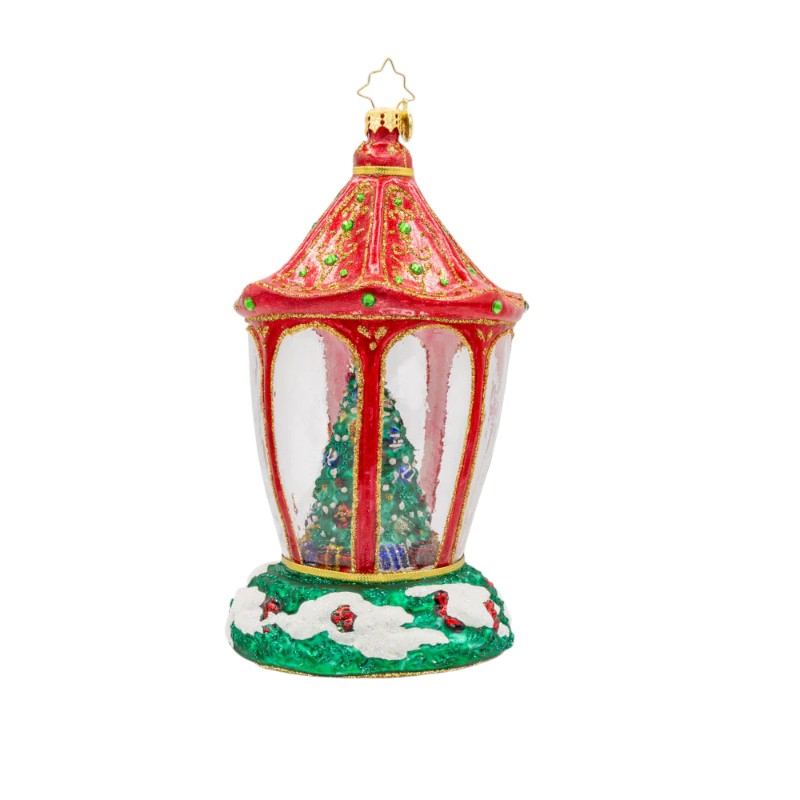 Christopher Radko Sparkle 'N Spruce Lantern Ornament