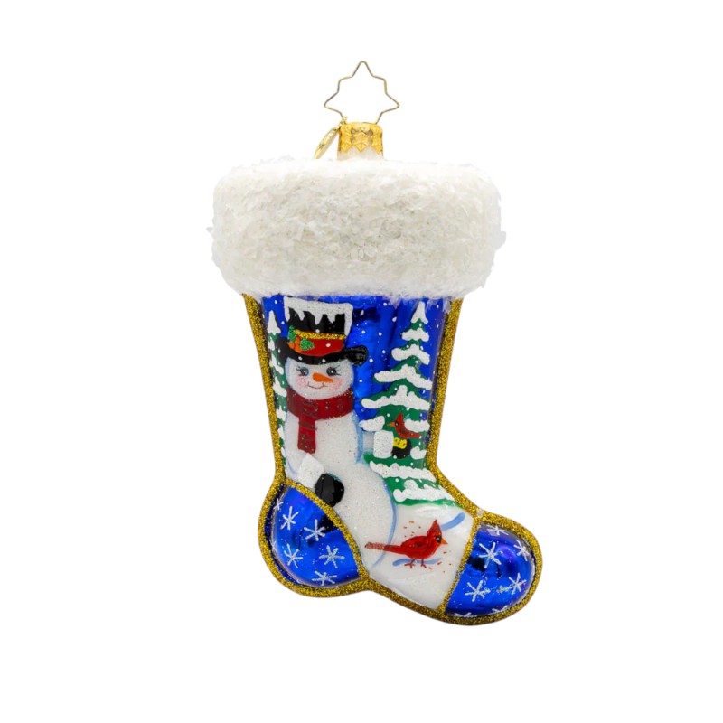 Christopher Radko Winter Wishes Stocking Ornament