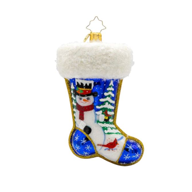Christopher Radko Winter Wishes Stocking Ornament