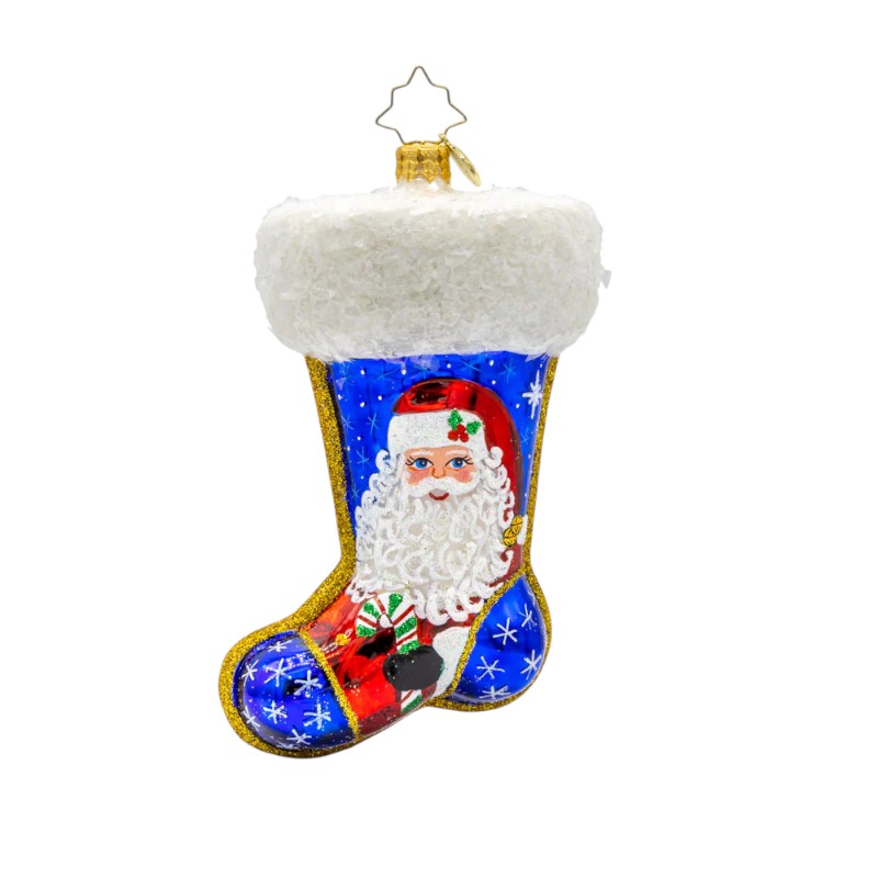 Christopher Radko Winter Wishes Stocking Ornament
