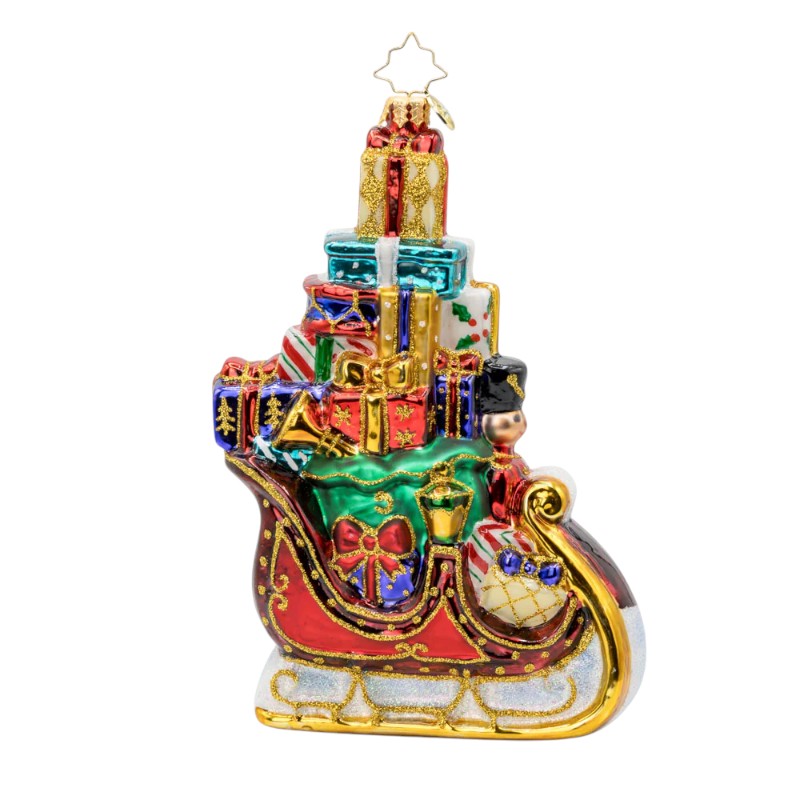 Christopher Radko Sleighful Of Surprises Ornament