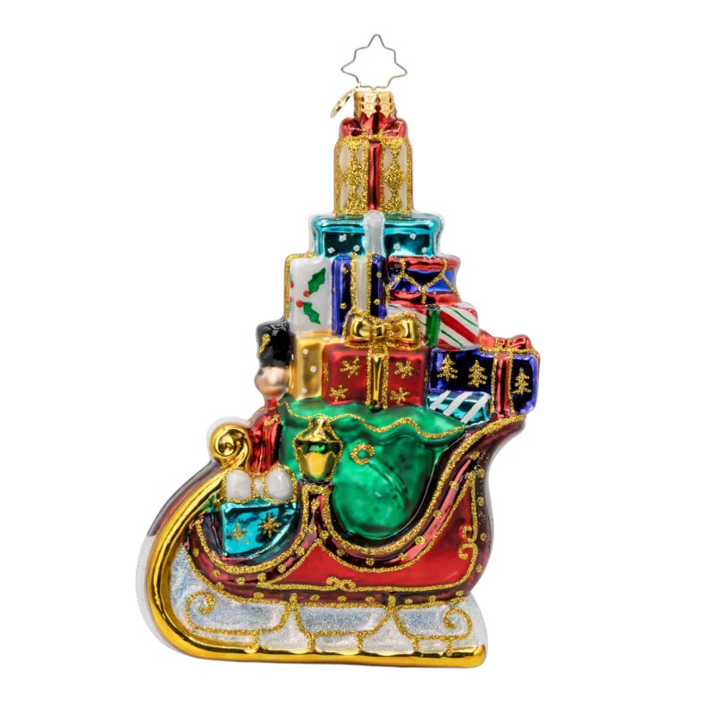 Christopher Radko Sleighful Of Surprises Ornament