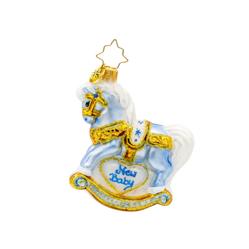 Christopher Radko Baby's First Christmas Foal Ornament