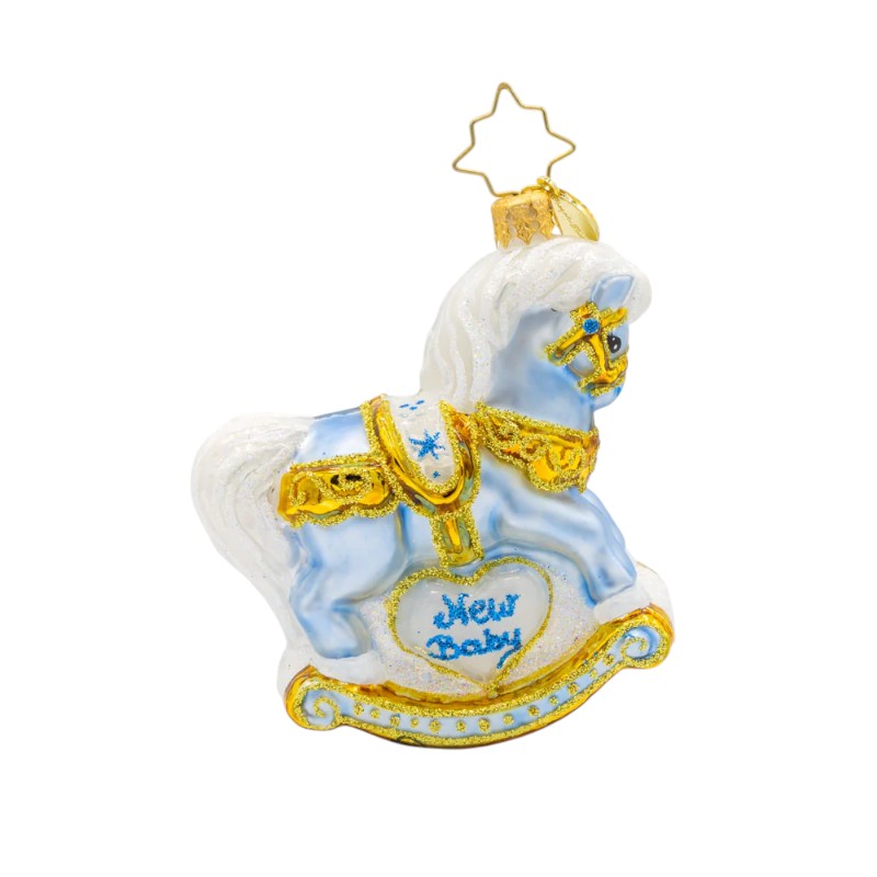 Christopher Radko Baby's First Christmas Foal Ornament