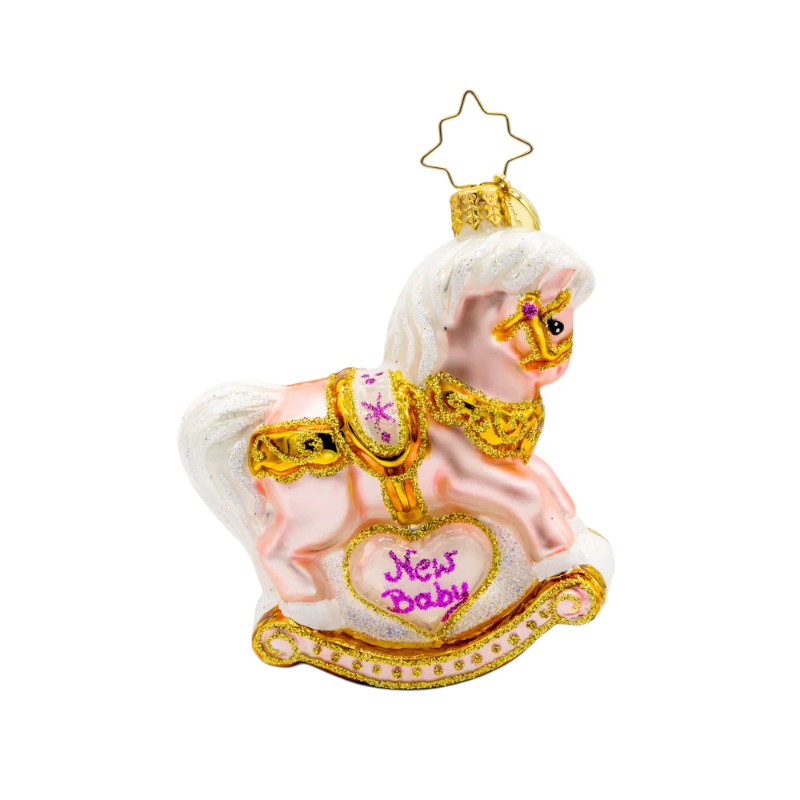 Christopher Radko Baby's First Christmas Filly Ornament
