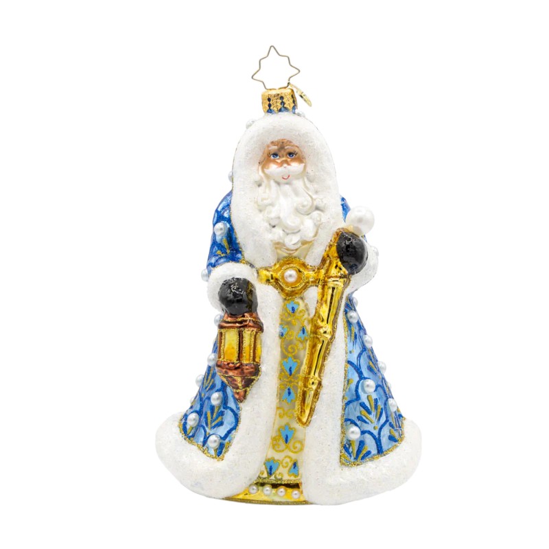 Christopher Radko Gilded Grandeur Santa Ornament