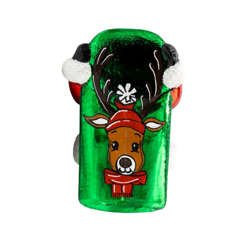 Christopher Radko Snowy Sleigher Ornament