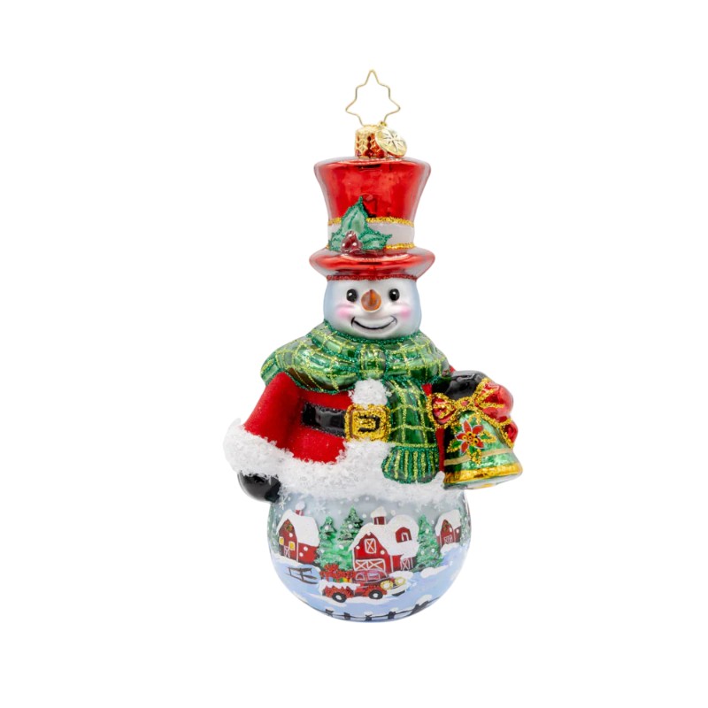 Christopher Radko Snowy Sentinel Ornament