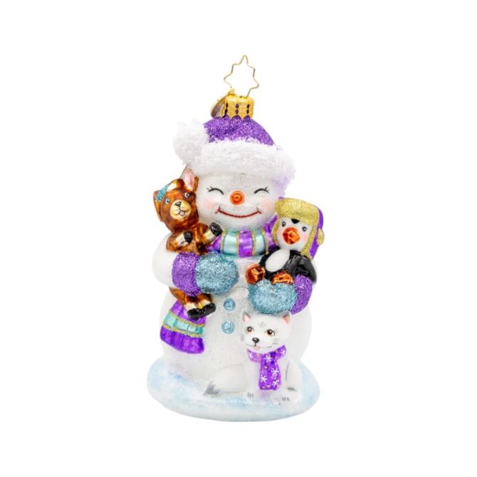 Christopher Radko Snow Day Cuddles Ornament