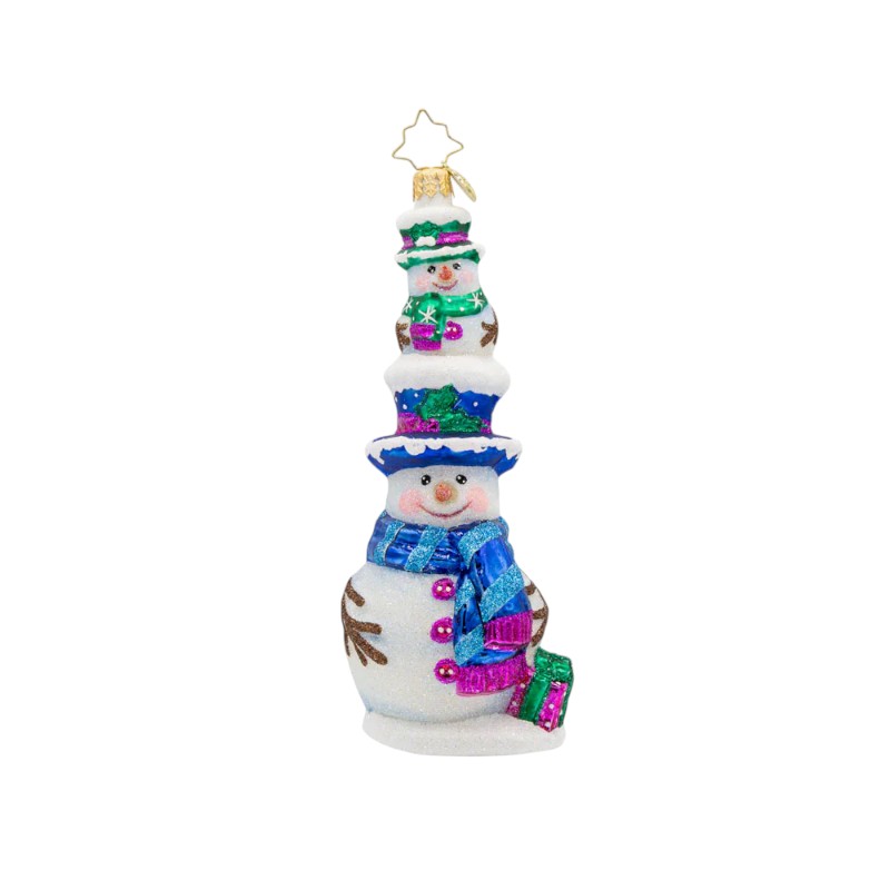 Christopher Radko Double Decker Snow Chums Ornament