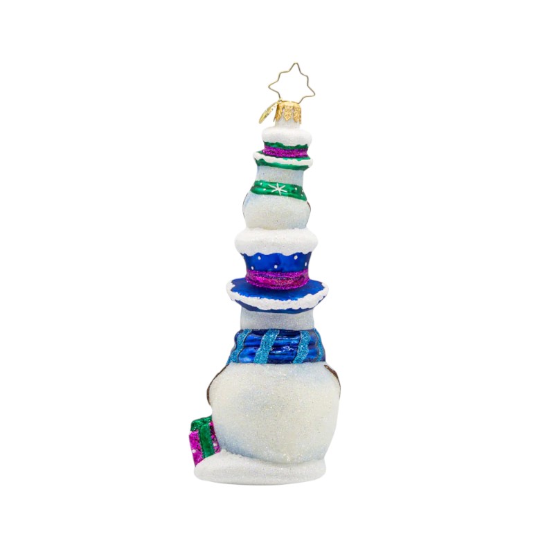 Christopher Radko Double Decker Snow Chums Ornament