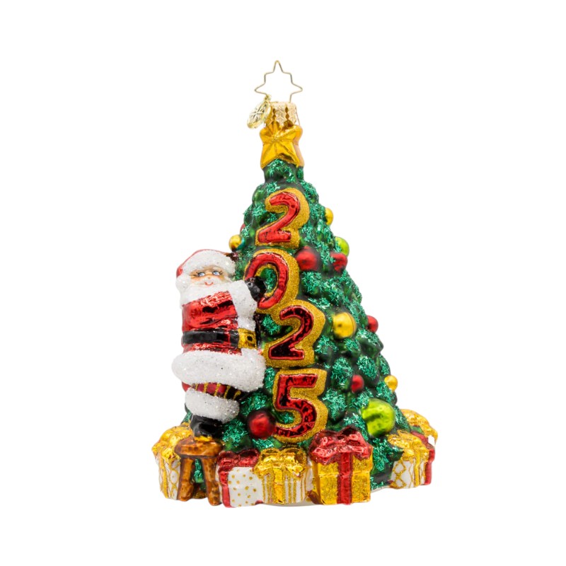 Christopher Radko Santa's 2025 Tree Trim Ornament