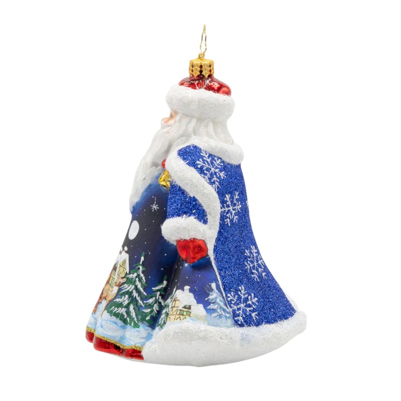 Christopher Radko Santa Of The Midnight Sky Ornament