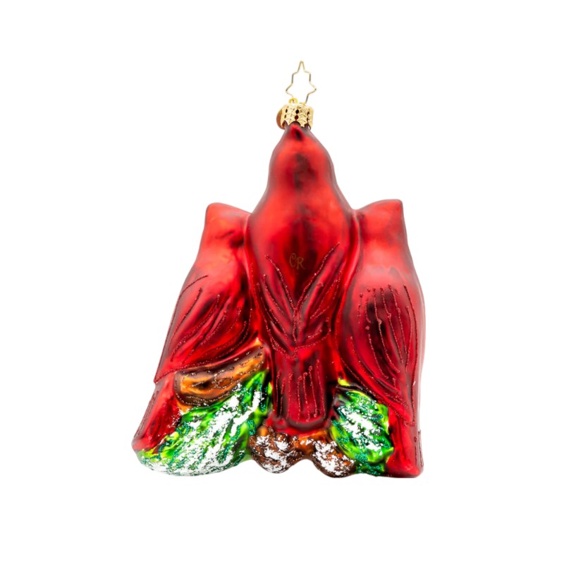 Christopher Radko Cardinal Garden Greetings Ornament