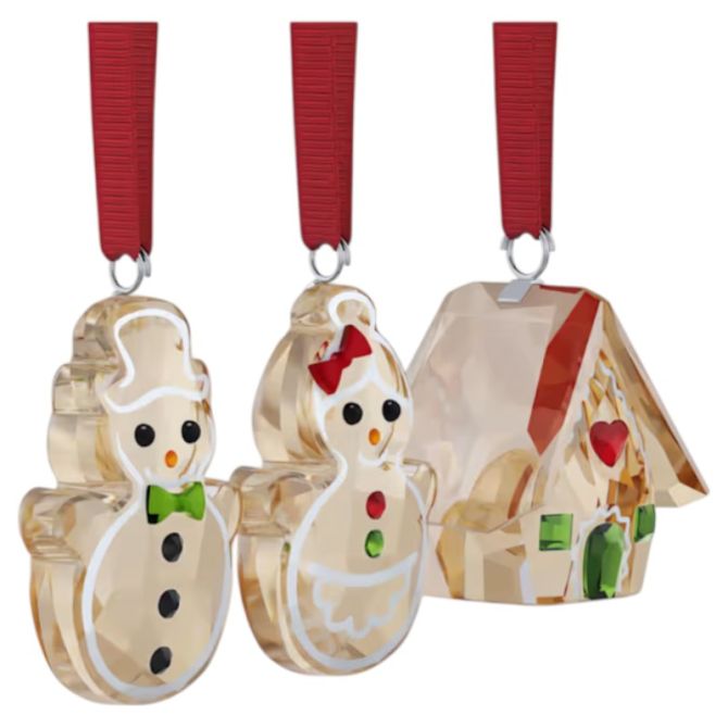 Swarovski Holiday Cheers Gingerbread Ornament Set | 5701511