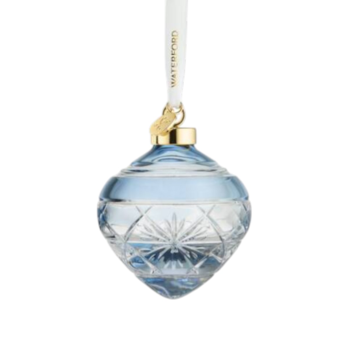 Waterford Winter Wonders Bauble Snowflake Ornament, Blue
