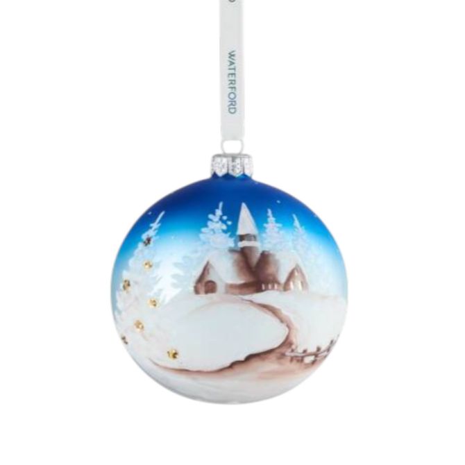 Waterford Holiday Heirlooms Winter Scene Ornament