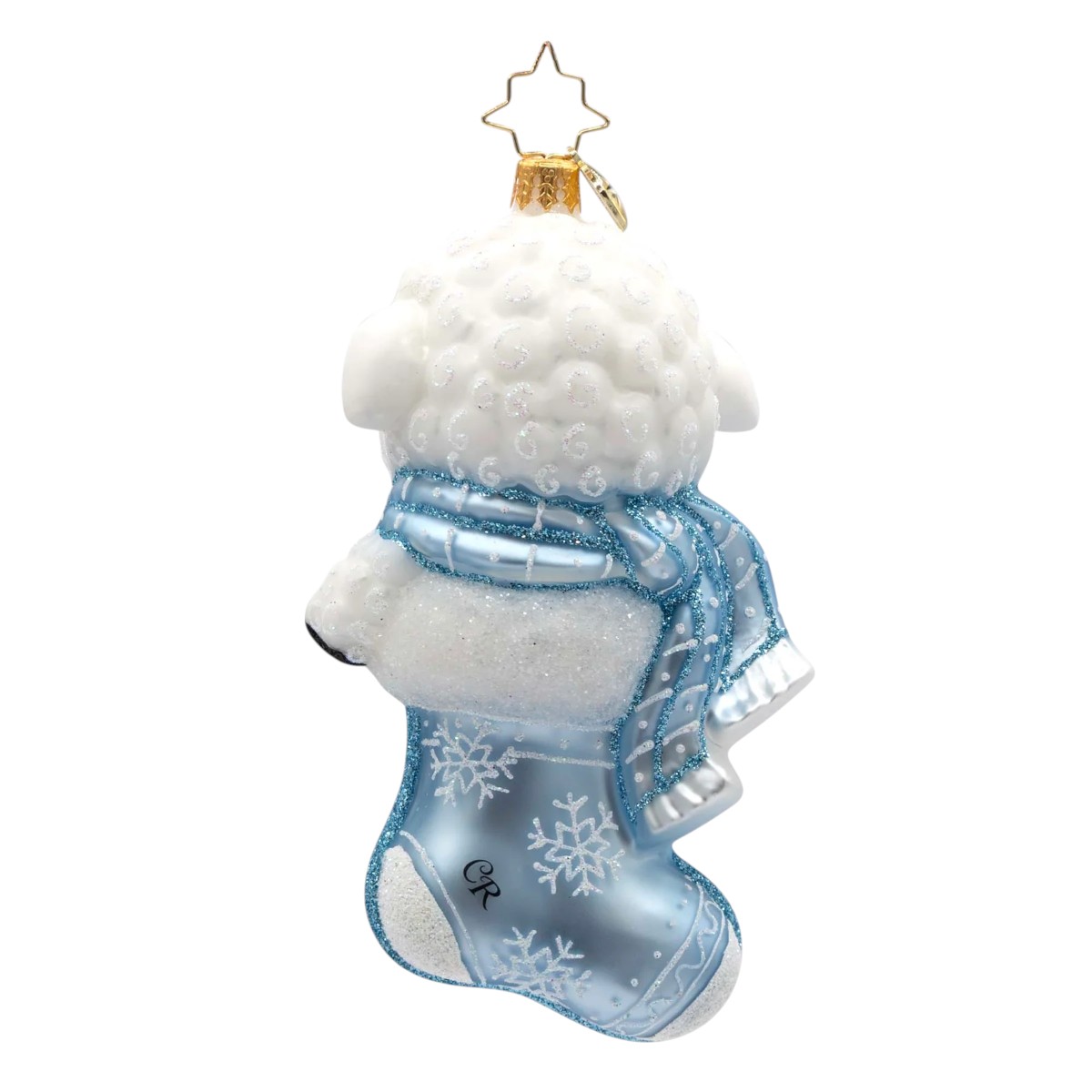 Christopher Radko A Snowy Blue First Christmas Ornament