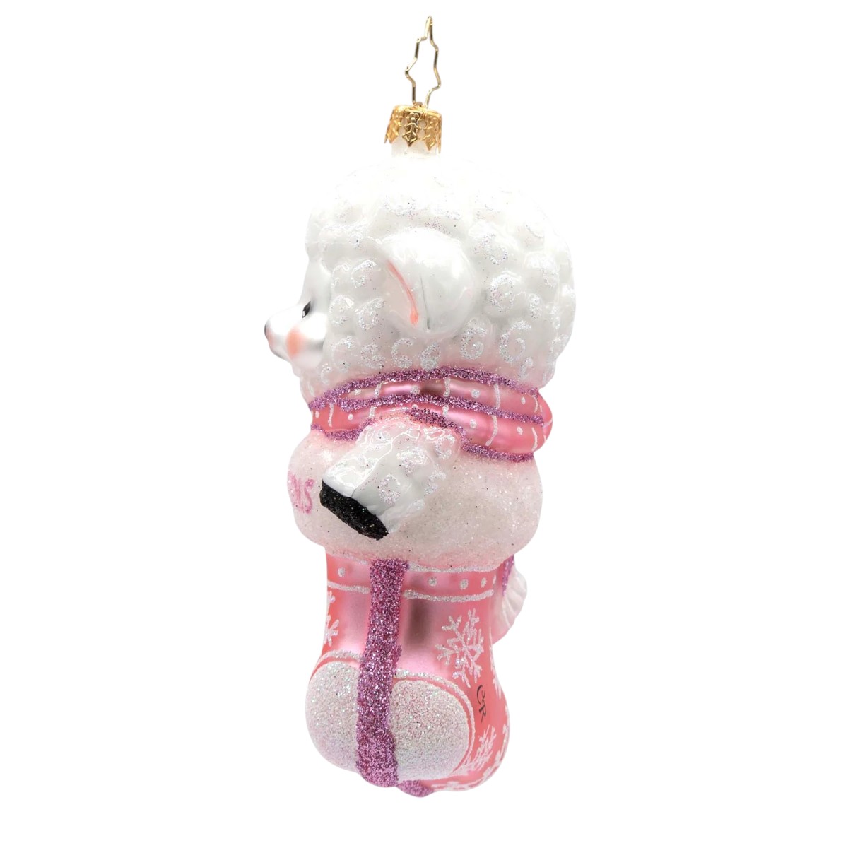 Christopher Radko A Snowy Pink First Christmas Ornament