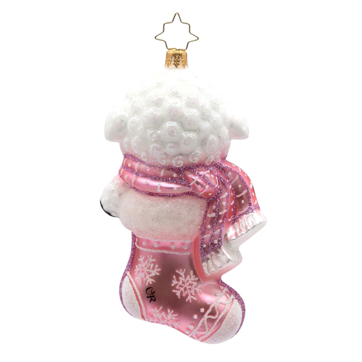 Christopher Radko A Snowy Pink First Christmas Ornament