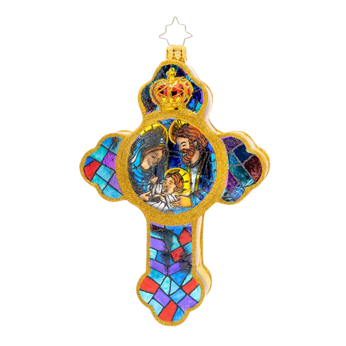 Christopher Radko The Radiant Nativity Cross Ornament