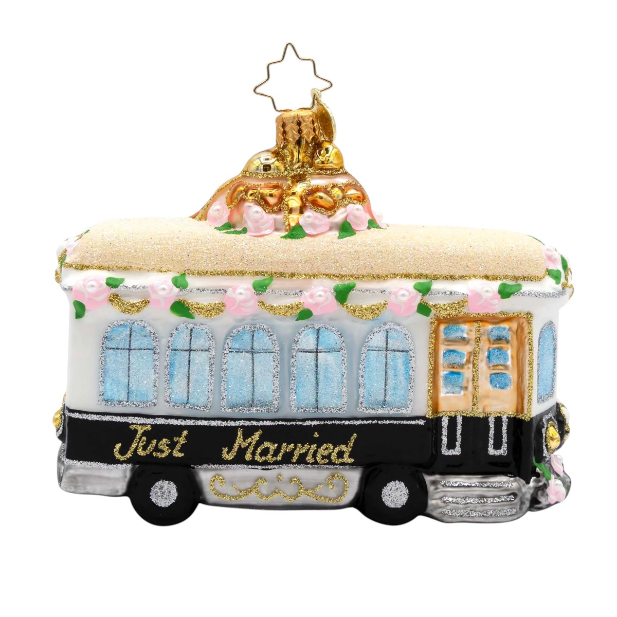 Christopher Radko Trolley Of Love Ornament