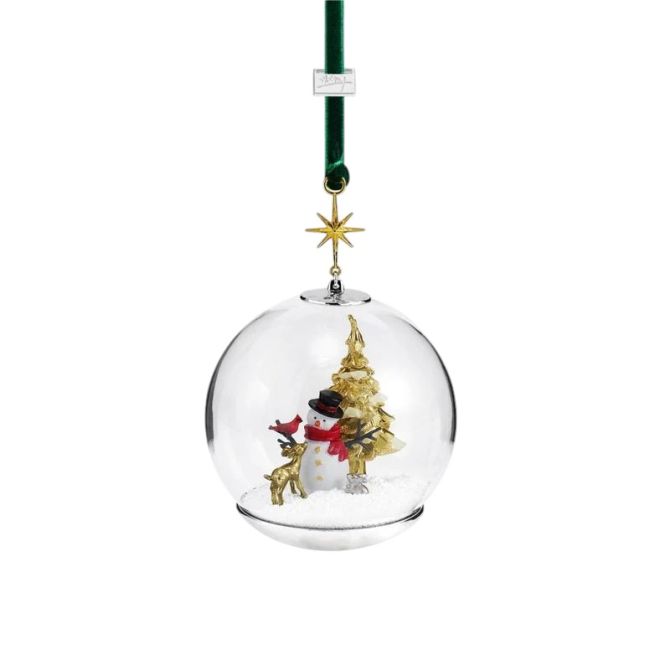 Michael Aram Snowman and Forest Friends Snow Globe Ornament