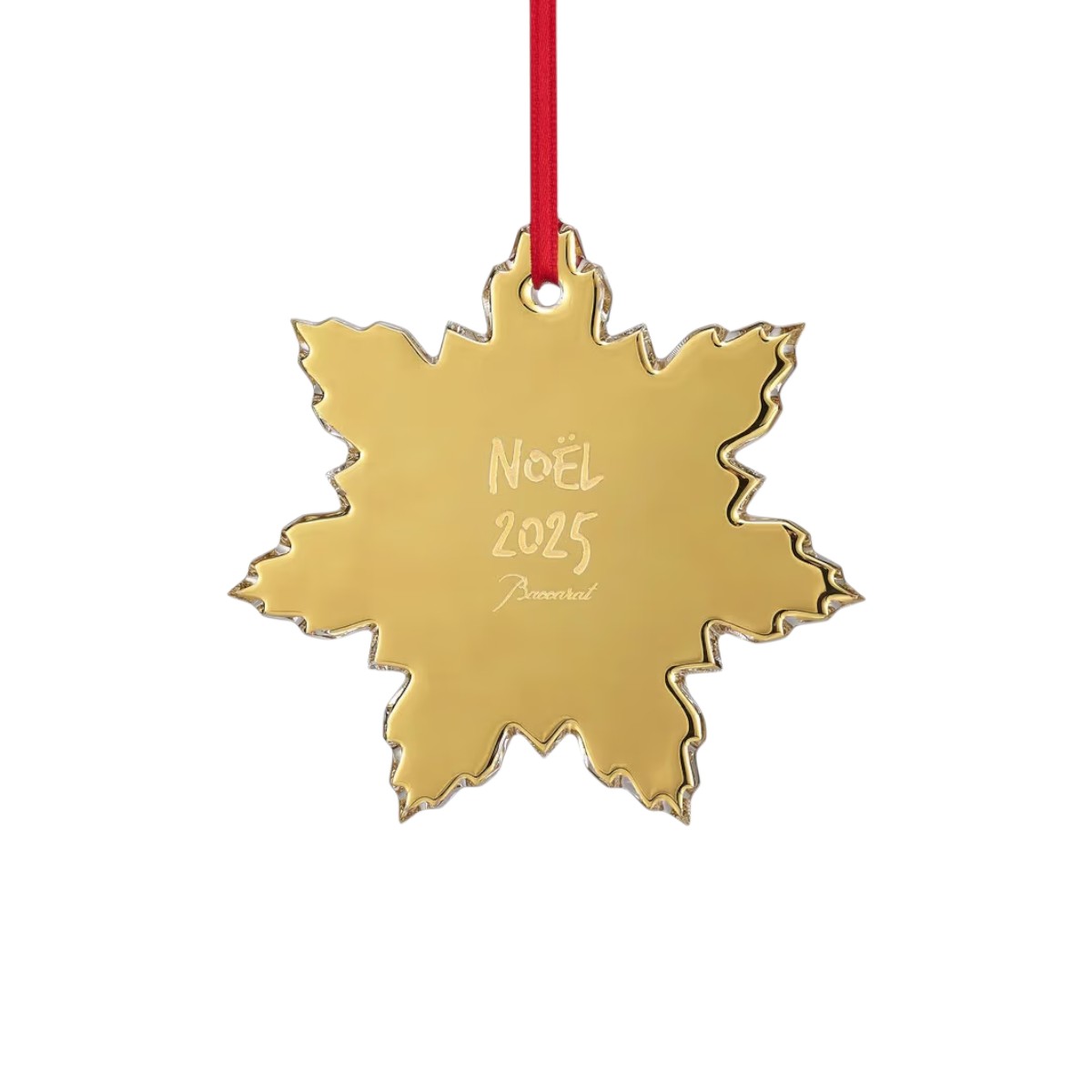Baccarat Noel Annual Ornament Palmette 2025 Ornament, Gold
