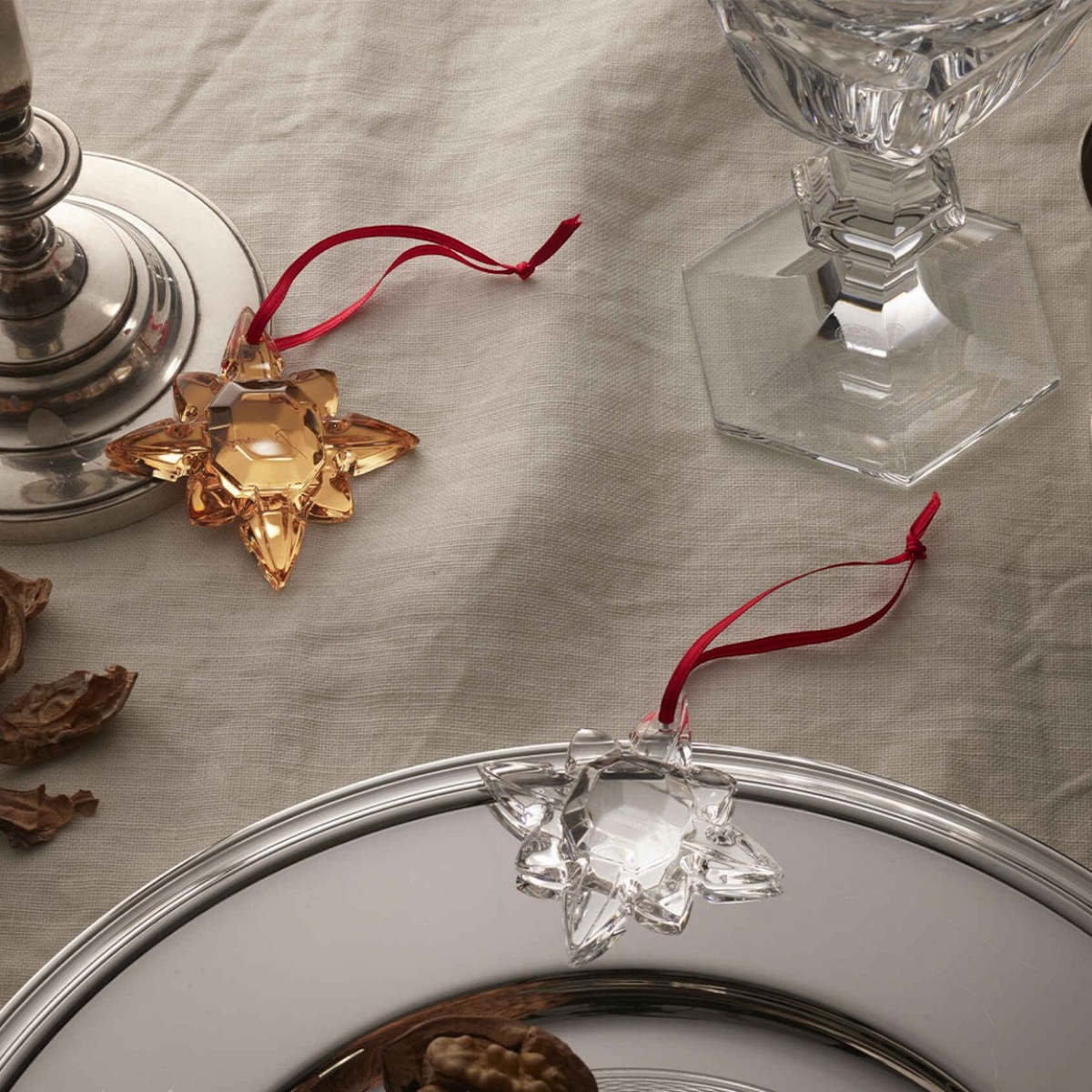 Baccarat Octogone Noel 2026 Annual Ornament, Clear