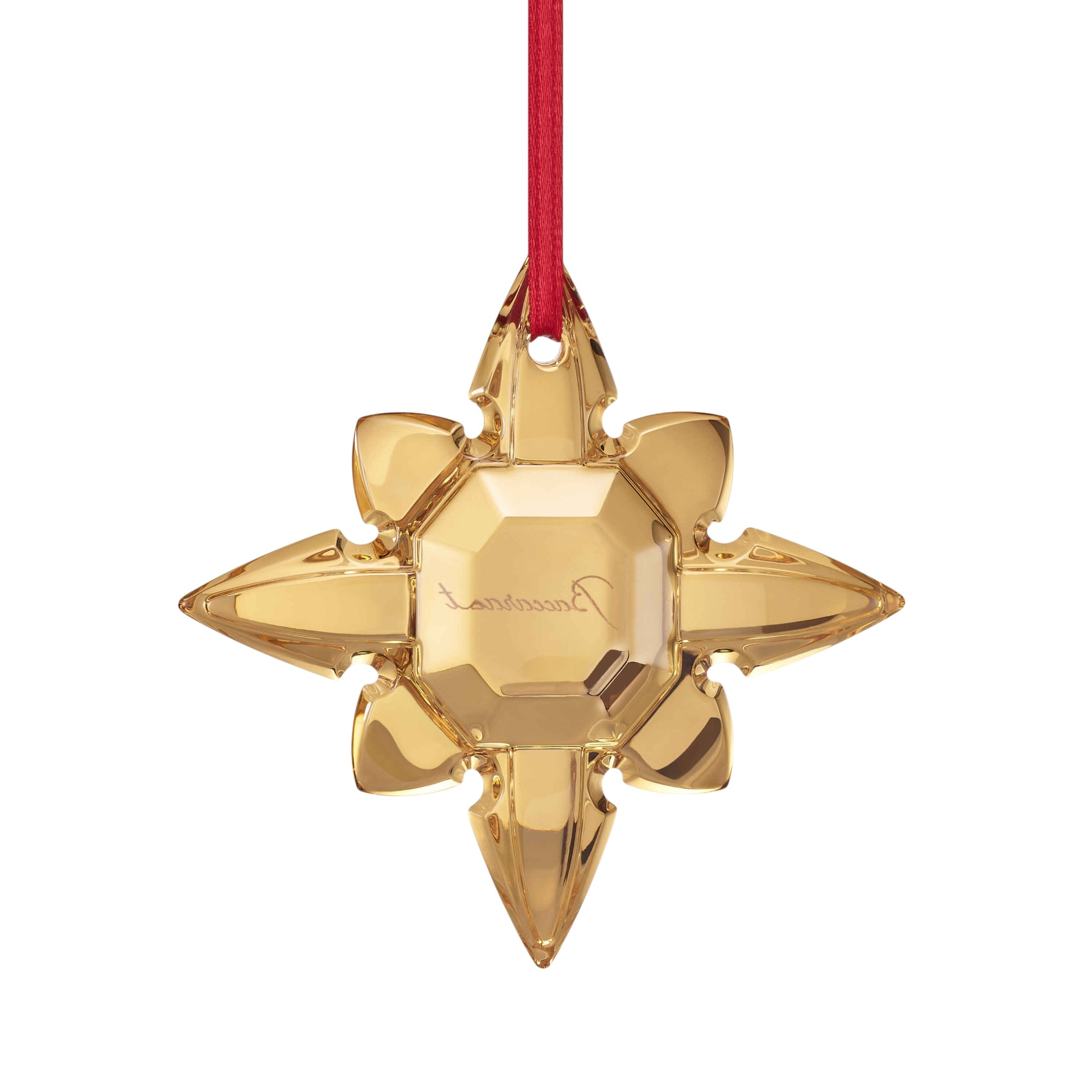 Baccarat Octogone Noel 2026 Annual Ornament, Gold