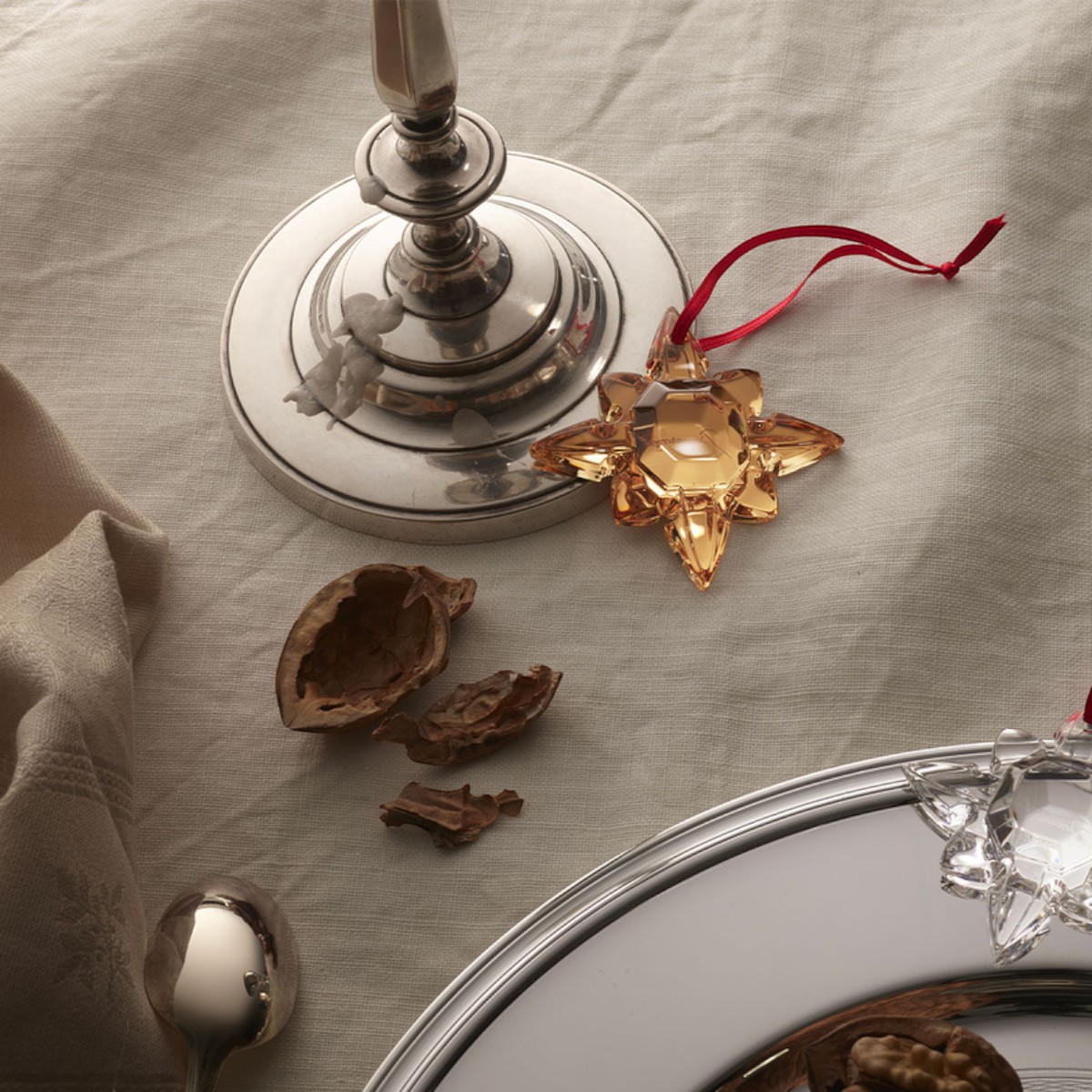 Baccarat Octogone Noel 2026 Annual Ornament, Gold