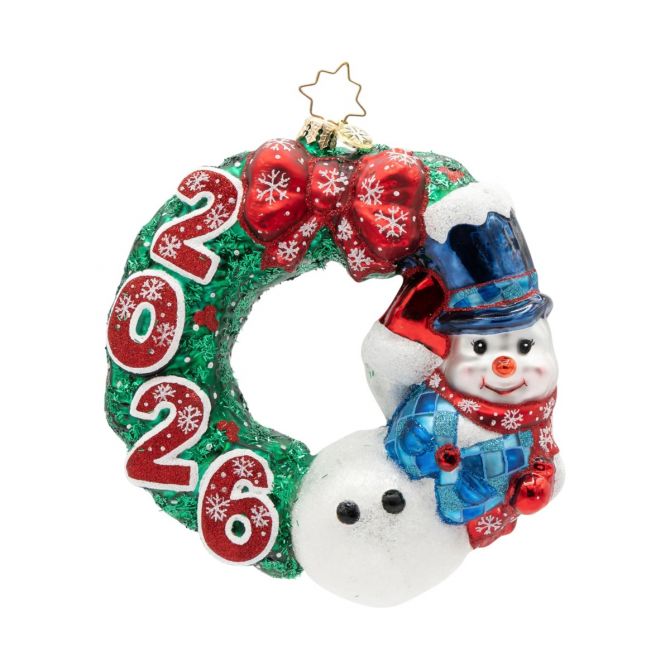 Christopher Radko A Flurry Of Cheer 2026 Ornament